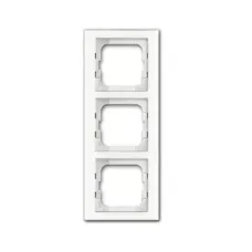 Рамка 3-м Axcent стекло бел. ABB 1754-0-4439