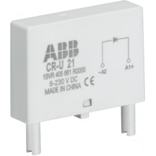 Варистор LEDCR-U-61CV 6-24B AC/DC для реле CR-U зел. ABB 1SVR405665R1000