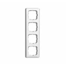 Рамка 4-м Reflex SI для кабель-каналов альпийский бел. ABB 1725-0-1497