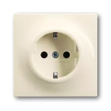 Розетка Impuls 2P+E защ. шторки сл. кость ABB 2013-0-5274