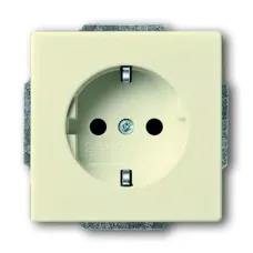 Розетка Schuko Future/solo 16А 250В с LED подсвет. сл. кость ABB 2013-0-5292