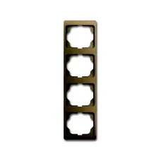 Рамка 4-м Alpha exclusive верт. бронза ABB 1754-0-4388