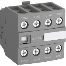 Блок контактный дополнительный CA4-13N (1НО+3НЗ) для контакторов AF09…AF38 и реле NF09…NF38 ABB 1SBN010140R1213