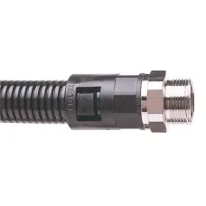 Фитинг AL прямой поворот. пласт.+метал d16 PG11 черн. (уп.10шт) ABB 7TCA296000R0429