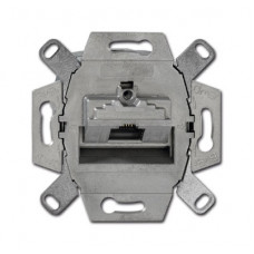 Механизм розетки комп. 1-м 8 пол. RJ45; UAE CAT.6E экранированная до 250МГц ABB 0230-0-0466