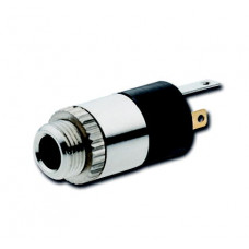 Разъем TRS mini-jack 3.5мм аудио хромированный ABB 0230-0-0462