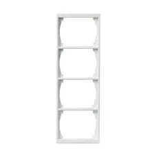 Рамка 4-м Impressivo 100мм бел. ABB 1724F100-84
