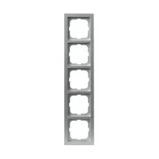 Рамка 5-м Impressivo алюм. ABB 1725F85-83