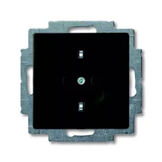 Розетка Schuko Basic 55 16А 250В черн. ABB 2011-0-6142