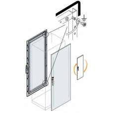Дверь передняя/задняя 2000х300 внеш. каб. секции ABB EC2031K
