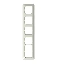 Рамка 5-м Jussi 1-м 2Schuko + 4-м Schuko бел. ABB 2525