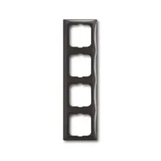 Рамка 4-м Basic 55 chateau-black ABB 1725-0-1509