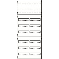 Панель для установки модулей 2ряда/8реек ABB 2V43KA