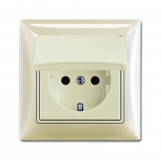 Розетка Schuko Basic 55 16А 250В в сборе IP44 сл. кость ABB 2018-0-1504