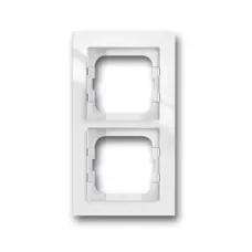 Рамка 2-м Axcent для монтажа заподлицо бел. ABB 1753-0-4122