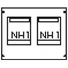 Пластрон для 2 NH1 2ряда/3 рейки ABB AG82