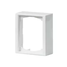 Рамка 1-м DoubleSchuko Impressivo 100мм для наружого монтажа бел. ABB 1721S100-84