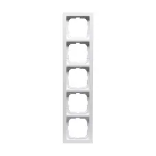 Рамка 5-м Impressivo бел. ABB 1725F85-84