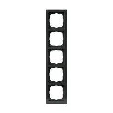 Рамка 5-м Impressivo антрацит ABB 1725F85-81