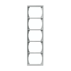 Рамка 5-м Impressivo 100мм алюм. ABB 1725F100-83