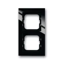 Рамка 2-м Axcent для монтажа заподлицо черн. ABB 1753-0-4127