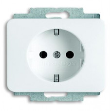 Розетка Schuko Alpha nea 16А 250В бел. матовый ABB 2011-0-6227