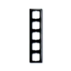 Рамка 5-м Basic 55 chateau-black ABB 1725-0-1510