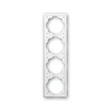 Рамка 4-м Impuls альпийский бел. ABB 1754-0-4224