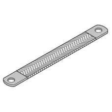 Шина заземл. гибкая 25d9-22х200 (уп.5шт.) ABB AA6880