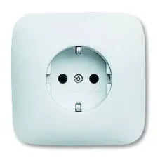 Розетка Schuko Reflex SI 16А 250В в корпусе альпийский бел. ABB 2011-0-6210