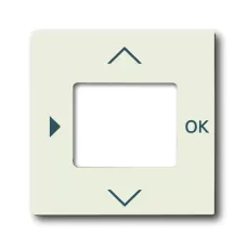 Плата центральная (накладка) для таймера 6455 6456 Basic 55 chalet-white ABB 6430-0-0394