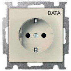 Розетка Schuko с маркировкой "DATA" сл. кость ABB 2011-0-3856