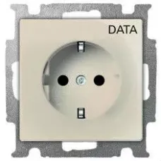 Розетка Schuko с маркировкой "DATA" сл. кость ABB 2011-0-3856