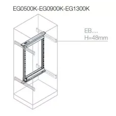 Рама 19дюйм. поворот. 27HE 1300х600мм ABB EG1300K