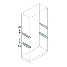 Профиль L=300 H=48 для монтажа аксессуаров (уп.2шт) ABB TS1003