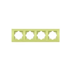 Рамка 4-м Zena оливковый ABB 500-011810-228