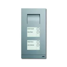 Станция вызывная аудио 4-кл. сталь ABB 8300-0-0284