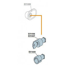 Цилиндр замка с двойн. бородкой 3мм ABB EV1039