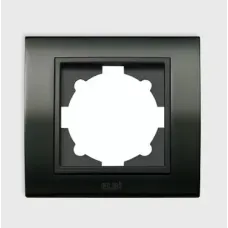 Рамка 1-м Zena Platin черн. жемчуг/дым. контур ABB 500-073311-271