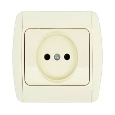 Розетка Zirve без заземл. крем./крем. ABB 501-000303-215
