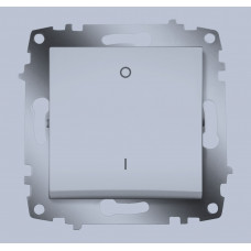 Выключатель 1-кл. 2п СП Cosmo 10А IP20 алюм. ABB 619-011000-269