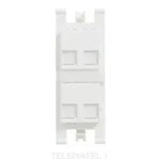 Суппорт для 4-х информационных разъемов типа Keystone и AT&T ABB T1018.4 BL