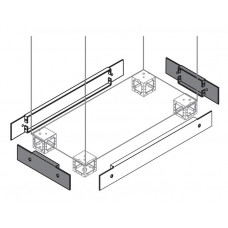 Комплект фланца цоколя торц. 100х300мм (2шт) ABB ZN3000