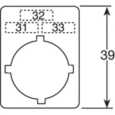 Шильдик с надписью "<-- O -->" ABB SK615562-82