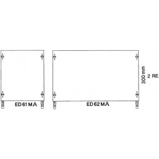 Модуль с монтаж. платой 1ряд/2 рейки ABB ED61MA