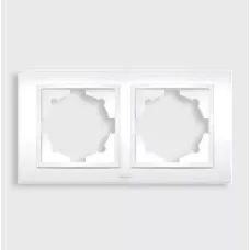 Рамка 2-м Zena Platin зол./титановый контур ABB 500-073414-226