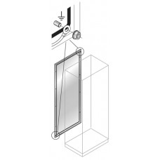 Стенка шкафа задняя 2000х1200мм нерж. сталь ABB EP2012X