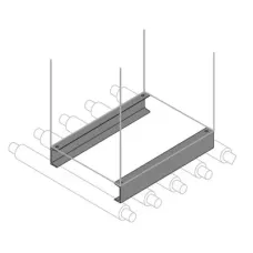 Цоколь усиленный 100х400 (уп.2шт) ABB EZ4001