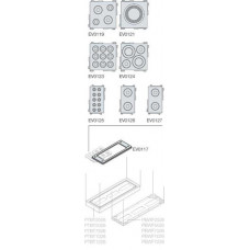 Рамка для монтажа сальников 214х90мм ABB EV0117