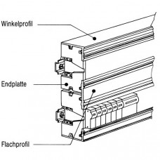 Крышка торцевая ABB ZX525